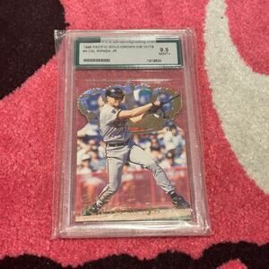 Cal Ripken – 1995 Pacific Gold Crown Die-Cut #4 Advanced 9.5 Mint + As Pictured